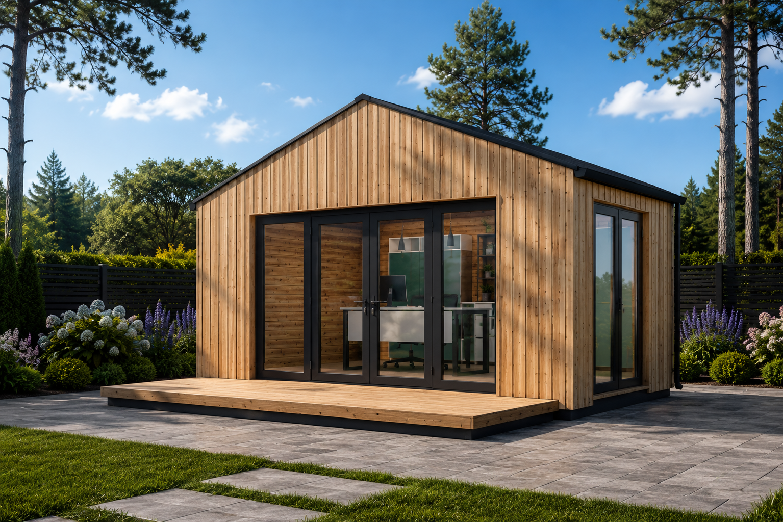 Gartenhaus-ANTONIA-34-mm-Holzverschalung-5-×-3-m-15-m².png Gartenhaus ANTONIA (34mm + Holzverschalung ), 5x3m, 15m² Isoliert – Bild 1