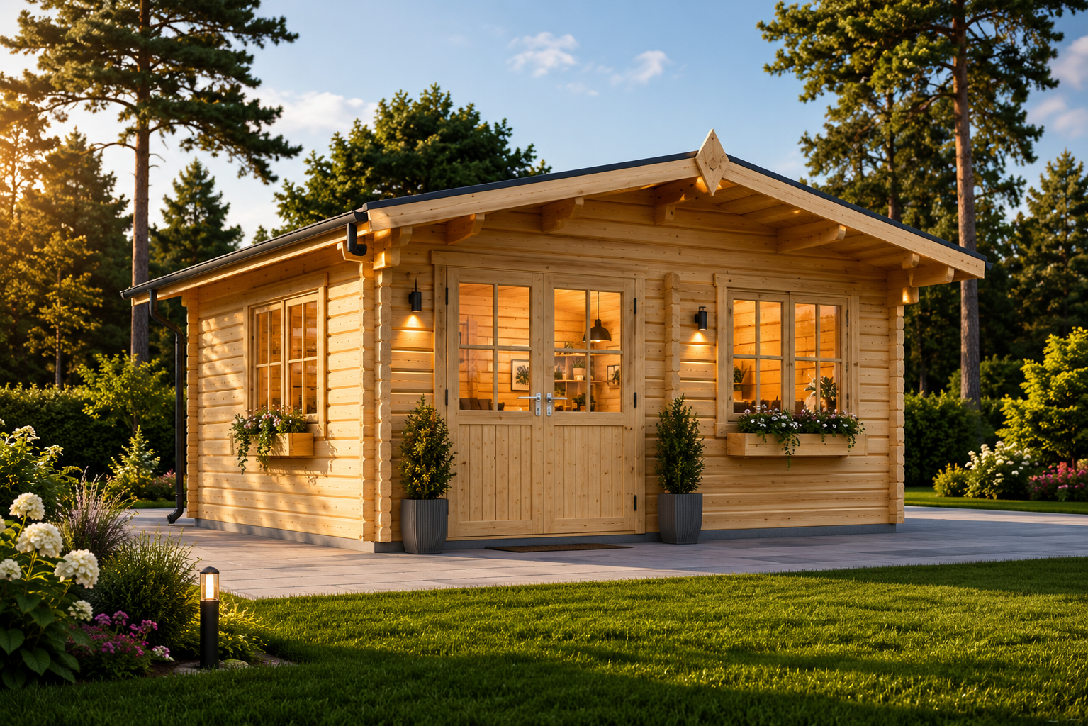 Gartenhaus-Linz.png Isoliertes Gartenhaus LINZ 5×4 m (20 m²) – Bild 1