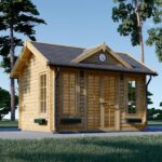 Premium Gartenhaus BRÜSSEL, 4x3m, 12m² Isoliert