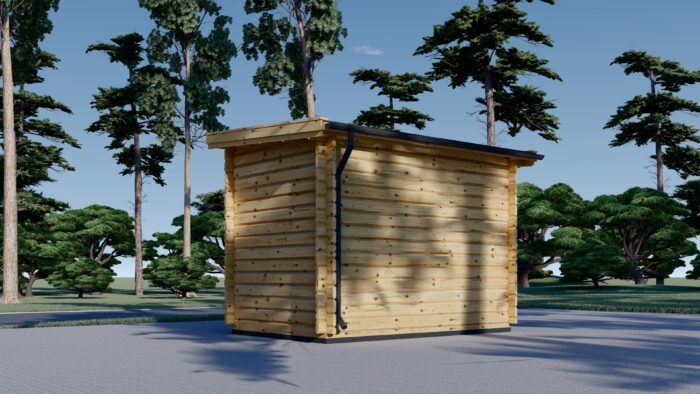 Gartenhaus aus Holz Kit (28mm), 3x2m, 6m²