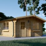 Gartenhaus Nele, 6x6m, 36m² Isoliert