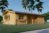 Blockbohlenhaus ULRICH, 70m²
