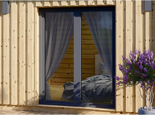 Komplettsatz Fenster und Außentüren PVC – Anthrazitgrau