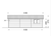 Doppelgarage aus Holz (44mm), 6x8 m, 48m² – Bild 7