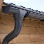 Dachrinnenset Zink für Satteldach bis 3,4 m