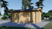 Einzelgarage aus Holz (44 mm), 3.6x5.4 m, 20 m² – Bild 5