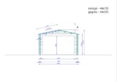 Einzelgarage aus Holz (44 mm), 4x7.5 m, 30 m² – Bild 6