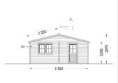 Dreifachgarage aus Holz (44mm), 9x6m, 54m² – Bild 9