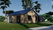 Holzhaus VALENTIN (44mm + Holzverschalung) 80 m² – Bild 3
