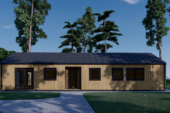 Wohnhaus Enns (66 mm + Holzverschalung) inkl. Isolierung, 130 m² – Bild 7