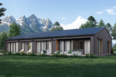 Wohnhaus Enns (66 mm + Holzverschalung) inkl. Isolierung, 130 m²