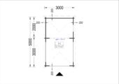 Gartenpavillon Florida (28mm), 3x5m, 15m² – Bild 6