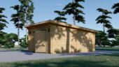 Einzelgarage mit Pultdach (44 mm), 4x6 m, 24 m² – Bild 3