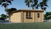 Doppelgarage aus Holz mit Pultdach (44 mm), 6x5 m, 30 m² – Bild 6