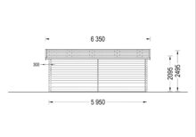 Einzelgarage aus Holz (44 mm), 4x6 m, 24 m² – Bild 10