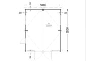 Einzelgarage aus Holz (44mm), 5x6m, 30m² – Bild 8