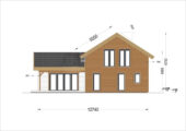 Holzhaus Klagenfurt (PREMIUM Isoliert, 66 mm + Holzverschalung), 150 m² – Bild 6