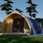 Gartenhaus BRITA 4x8 m, 24 m² 44mm