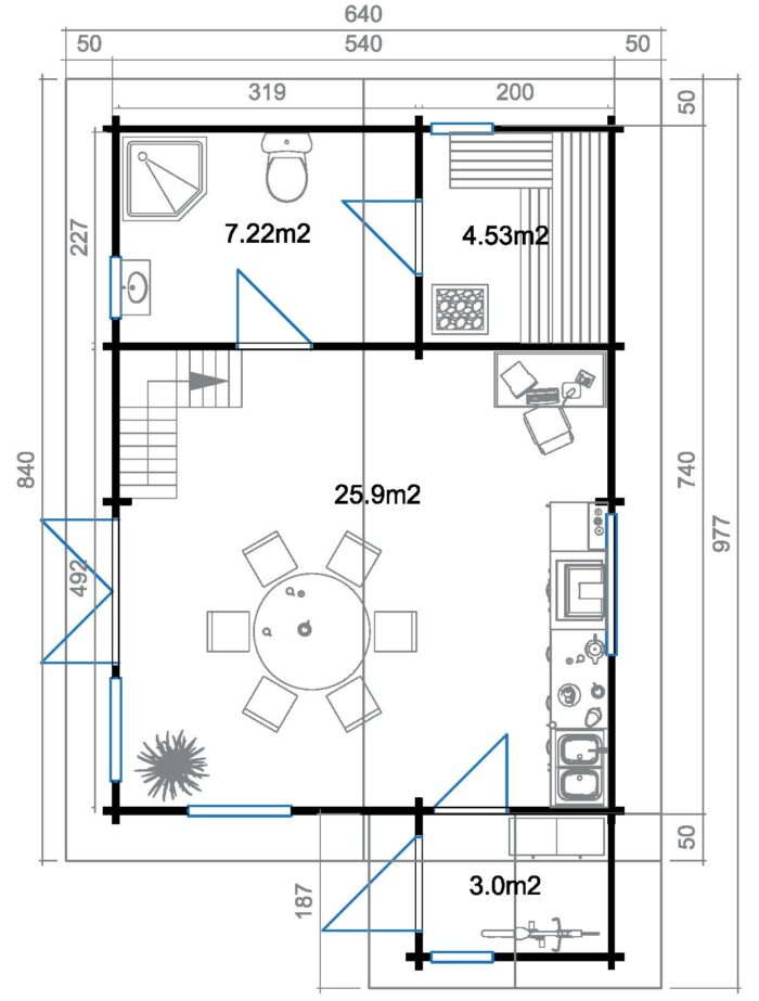 Ferienhaus Ceylon Platin