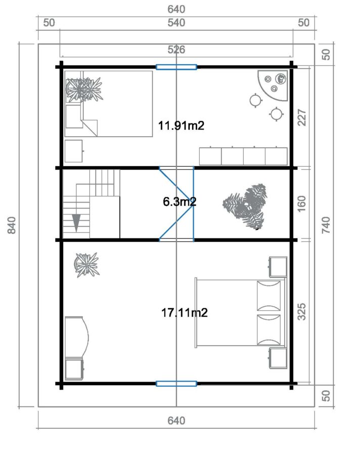 Ferienhaus Ceylon Platin