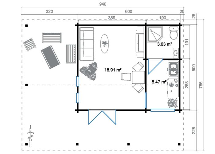 Ferienhaus Blue Nile