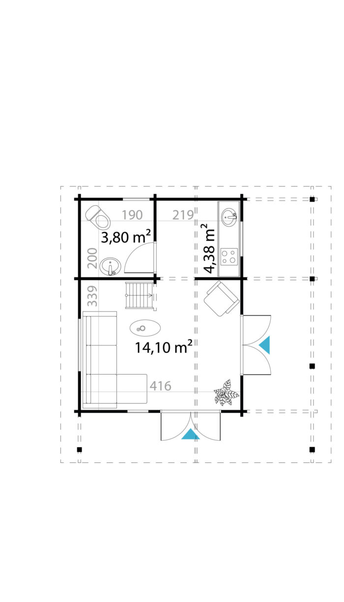 Ferienhaus Missouri Platin