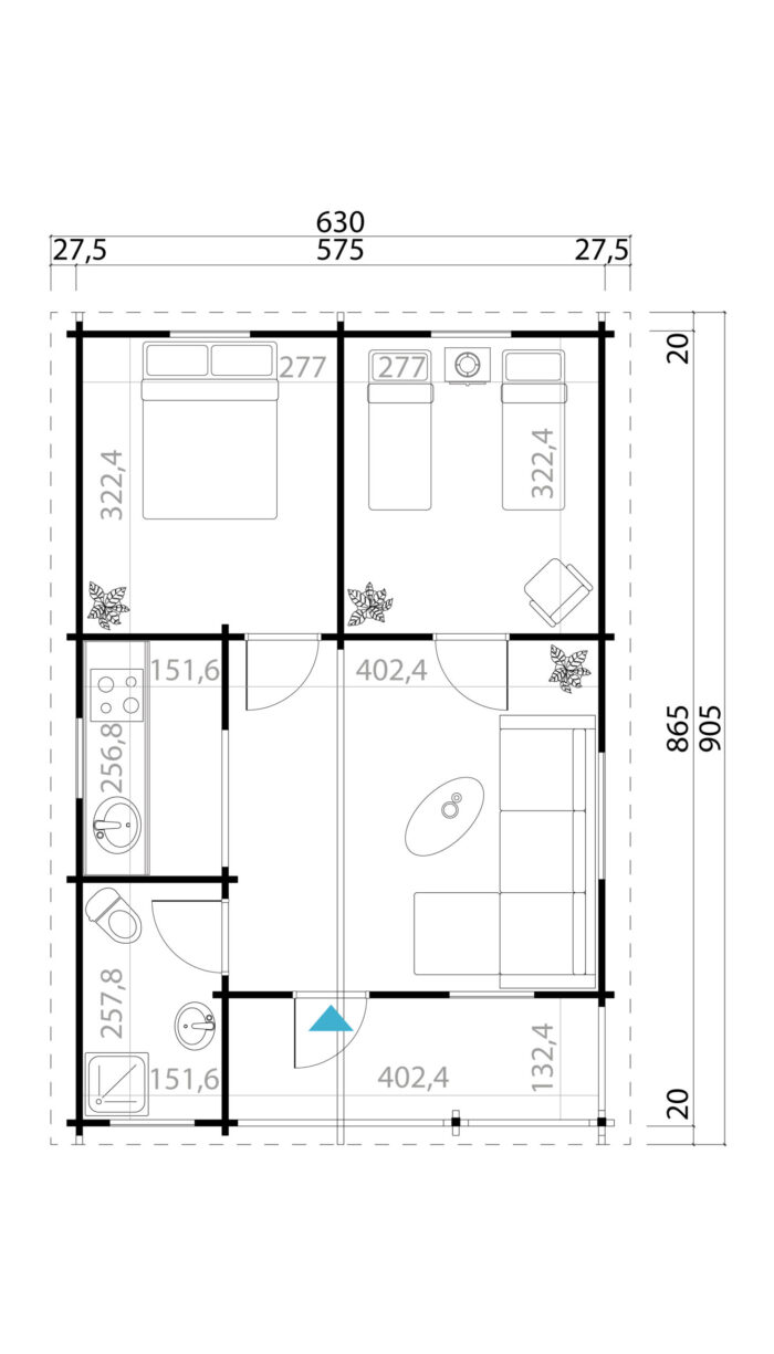 Ferienhaus Kasai B 70