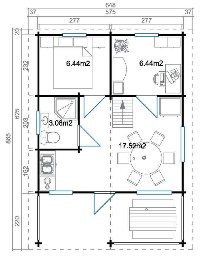 Ferienhaus Han 70 Platin