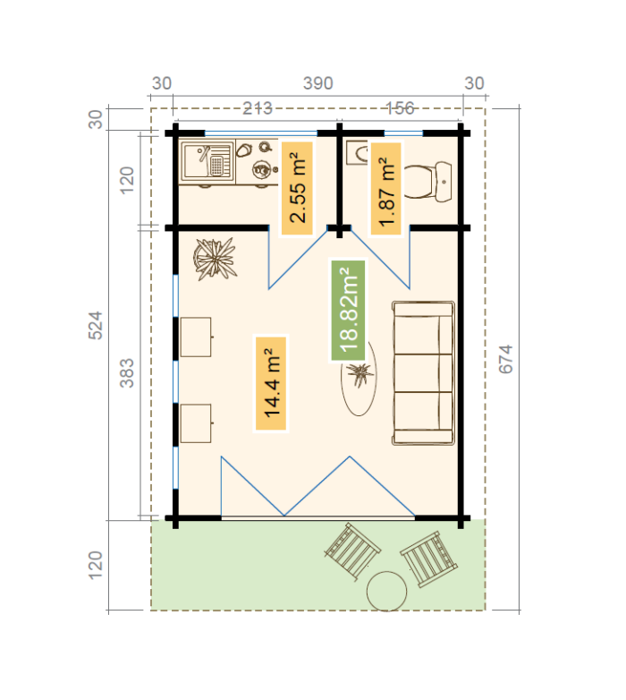 Ferienhaus Exeter 1