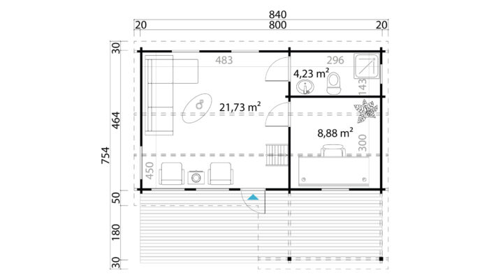 Ferienhaus Eufrat 70 Platin