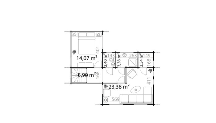 Ferienhaus Mälaren Platin