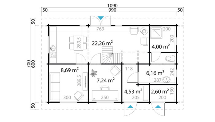 Ferienhaus Värnamo Platin