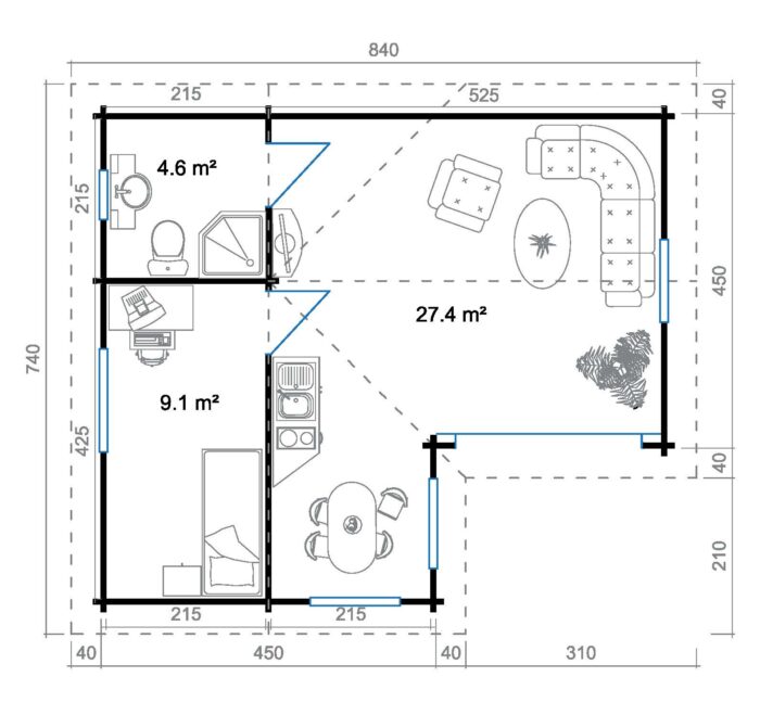 Ferienhaus Mont Blanc Platin