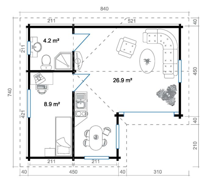 Ferienhaus Mont Blanc Platin