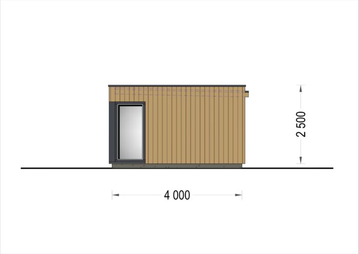 Premium Gartenhaus (Isoliert, SIPS), 7.5x4 m, 30 m²