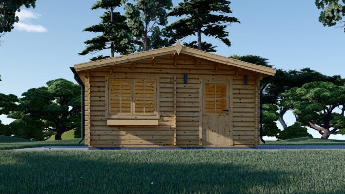 Premium Gartenhaus Donau,4x3m, 12m²