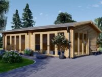 Premium Blockbohlenhaus MARTIN 48 m²