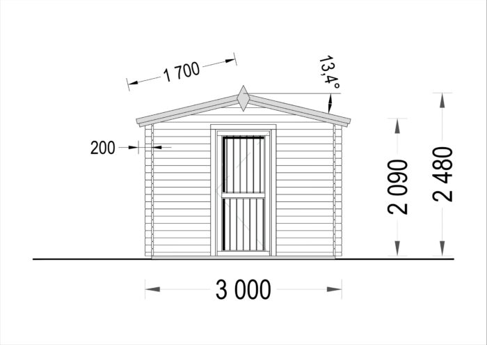 Verkaufsstand (28mm), 3x3m, 9m²