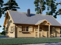 Blockbohlenhaus ERNI (66mm) 70m²