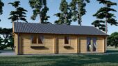 Blockbohlenhaus GRAZ (44mm) 54m² – Bild 2
