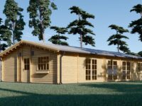 Blockbohlenhaus BERNAU (66 mm) 103 m²