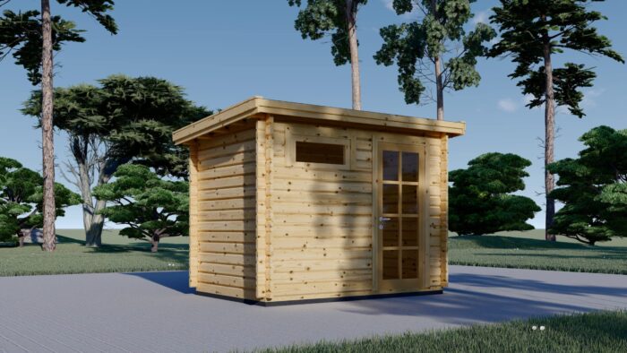 Gartenhaus aus Holz Kit (28mm), 3x2m, 6m²