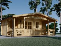 Blockbohlenhaus Wien (44 mm) 21 m²