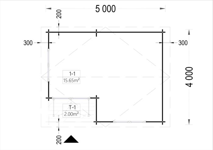 Premium Gartenhaus OTTO 5x4 m, 20 m²