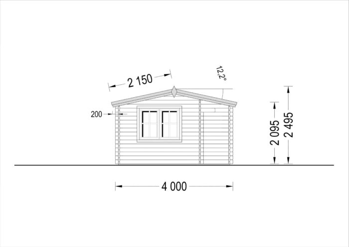 Premium Gartenhaus OTTO 5x4 m, 20 m²