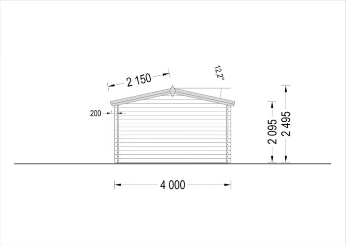 Premium Gartenhaus OTTO 5x4 m, 20 m²