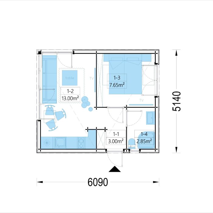 Premium Gartenhaus Tobi (34mm + Holzverschalung), 6x5m, 18m²