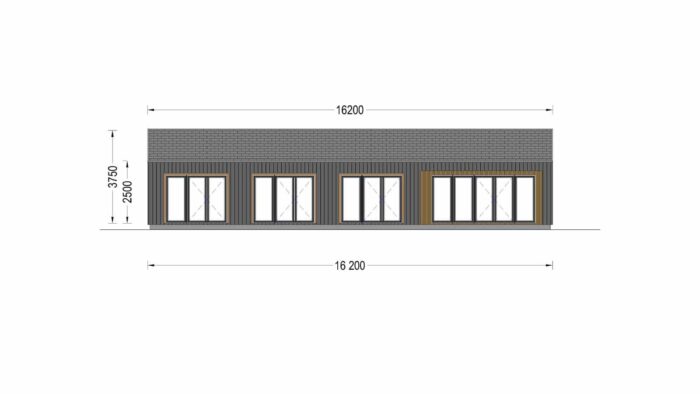 Wohnhaus Enns (66 mm + Holzverschalung) inkl. Isolierung, 130 m²