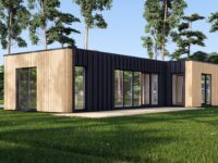 Holzhaus Laura 2 (66 mm + Holzverschalung) 50m² Isoliert