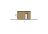 Wohnhaus BERTA 1 (66 mm + Holzverschalung Isoliert), 46 m² – Bild 9